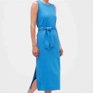 Banana Republic Tie Waist Column Midi Dress - NWOT